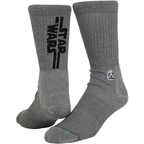 Stance Solid Storm Trooper Socks Grey Star Wars - Picture 1 of 4